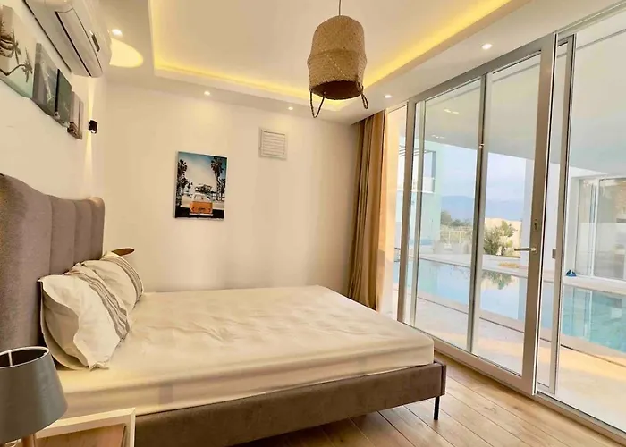 וילה Mit Panorama-meerblick 20m Privatpool קוסדסי